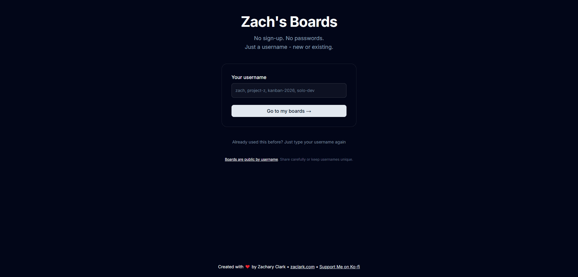 Simple Kanban screenshot 1