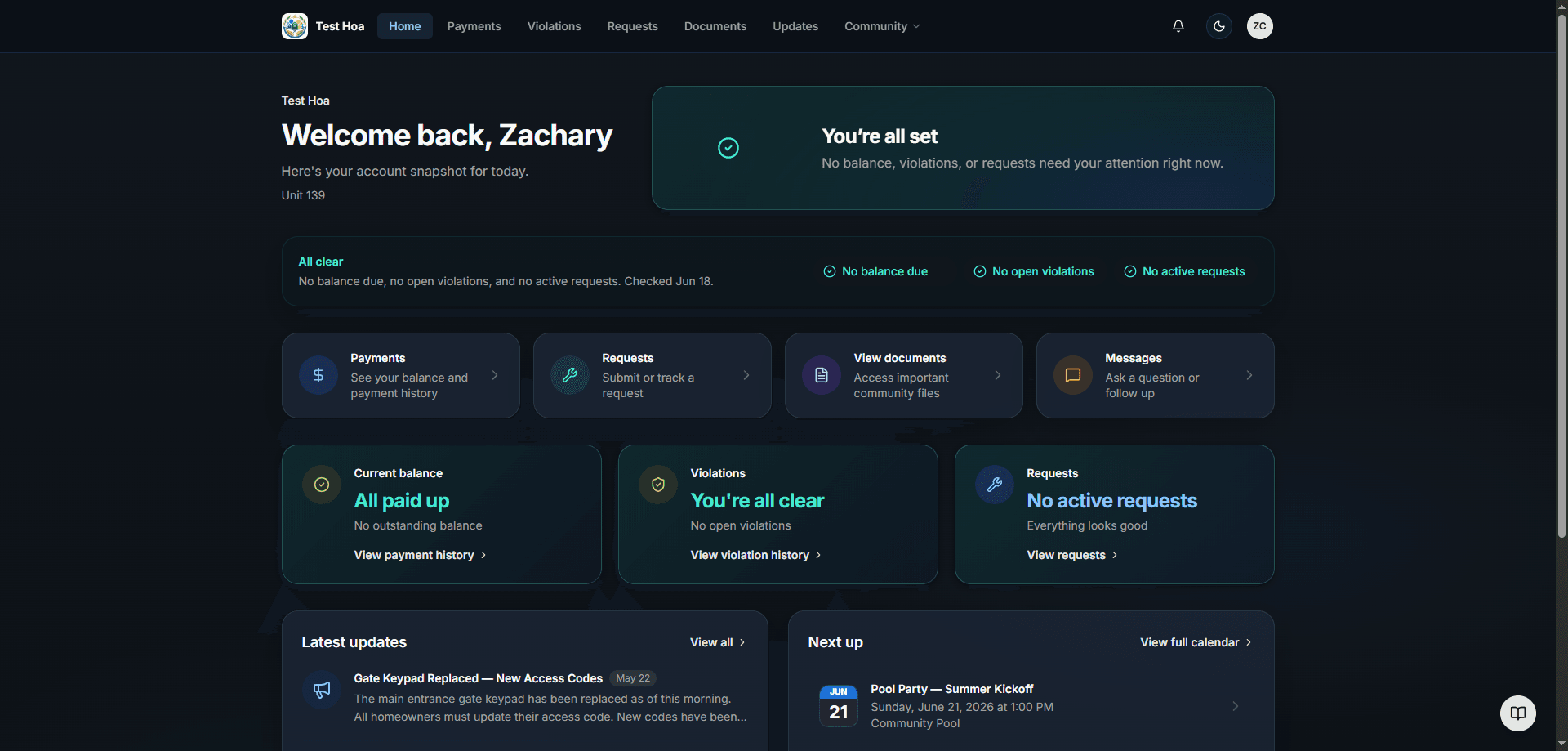 SyncHOA screenshot 3