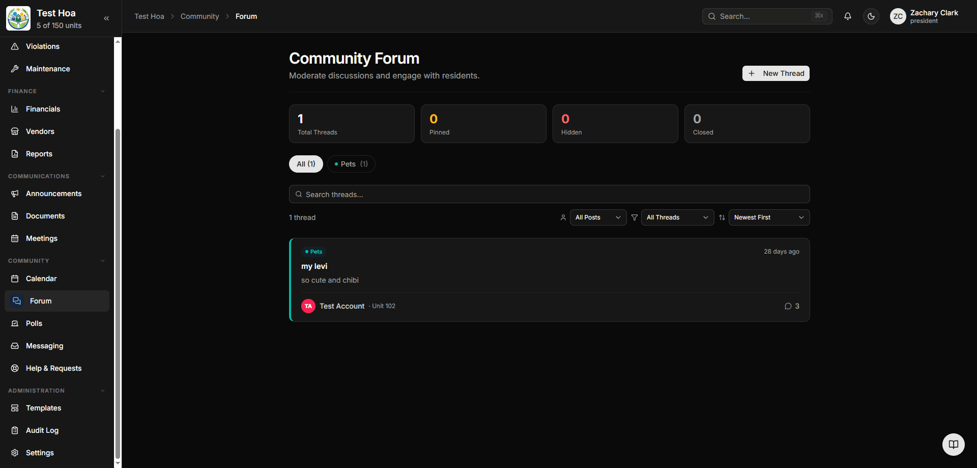SyncHOA screenshot 2